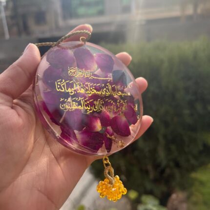 Resin Car Hangings Flower Preservation 3 Inches